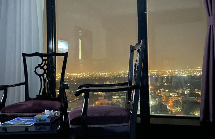 ویو اتاق های هتل چمران شیراز 