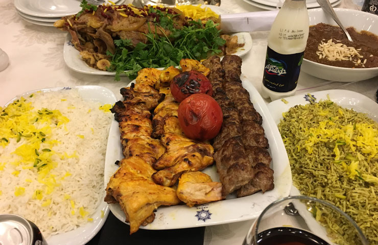 غذاهای ایرانی هتل پردیسان مشهد