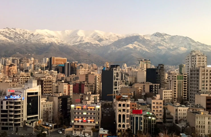ویو اتاق های هتل استقلال تهران